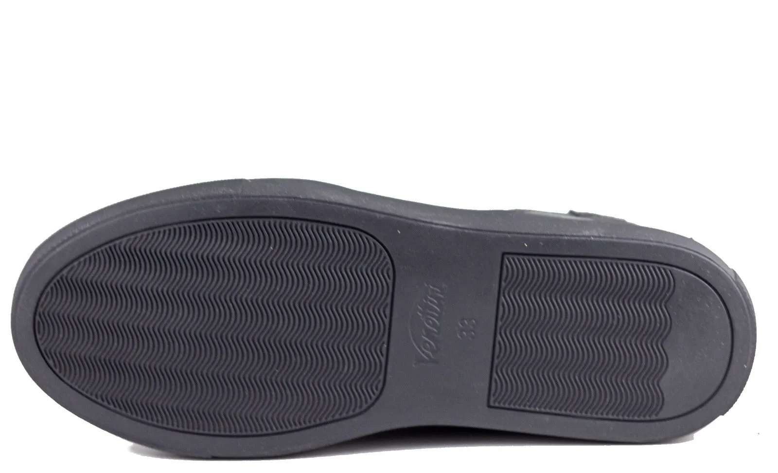 Venenttini Rally Boy's Black Leather Casual Shoes