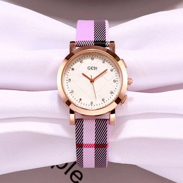 Vintage Diamond-inlaid Women's Watch