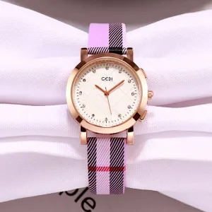 Vintage Diamond-inlaid Women's Watch