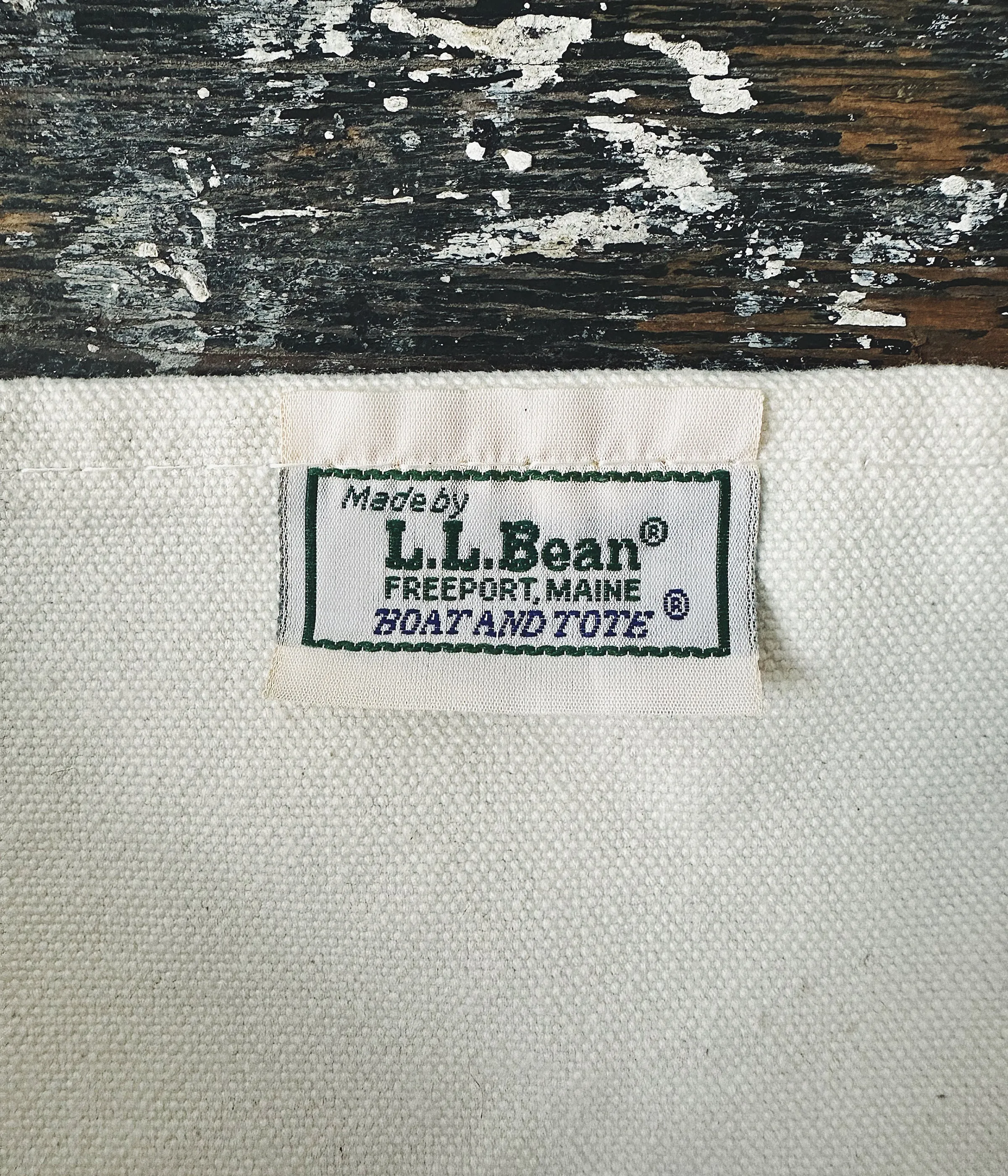 Vintage L.L.Bean Boat and Tote