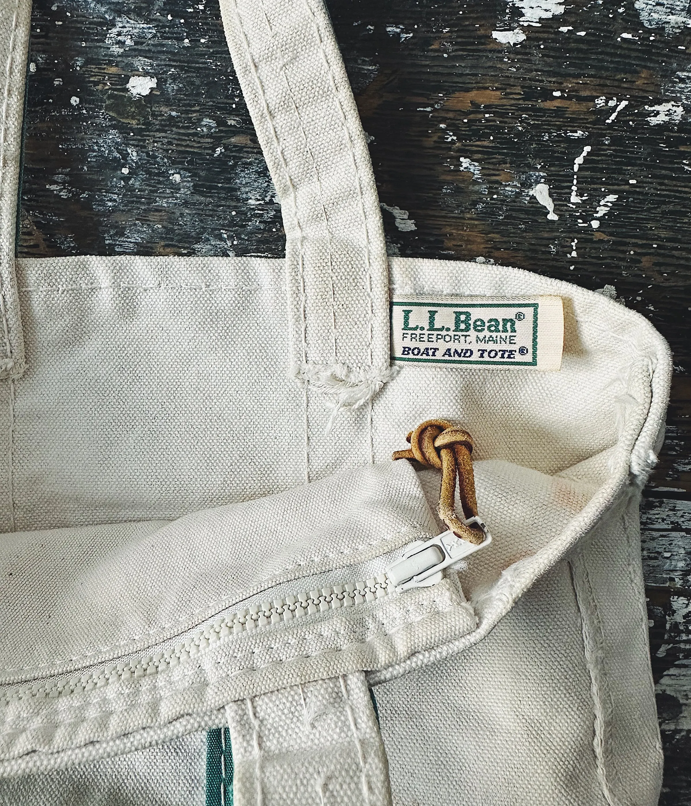 Vintage L.L.Bean Boat and Tote