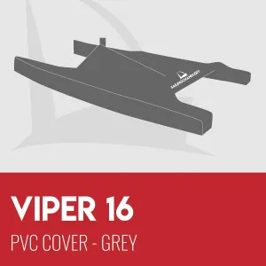 Viper F16 Boat Cover - PVC - Grey