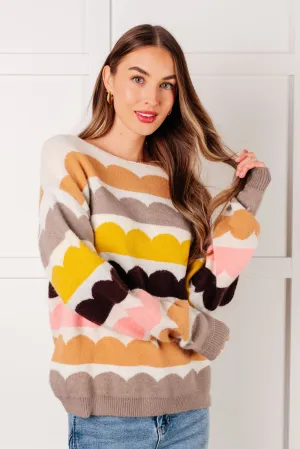 Wave After Wave Striped Sweater