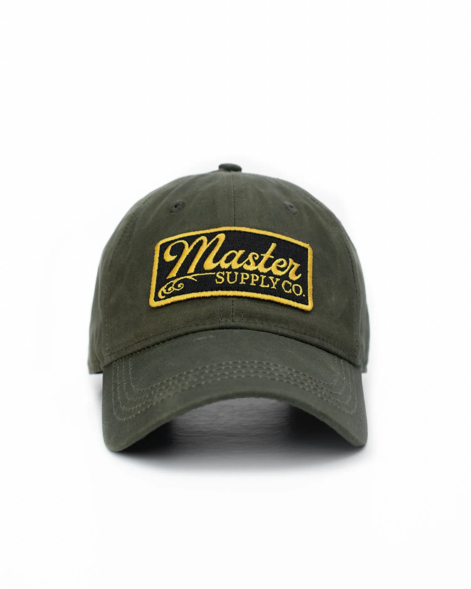 Waxed Canvas Cap: Olive