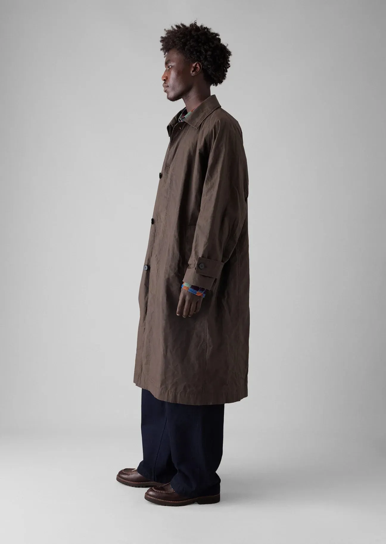 WAXED COTTON TRENCH
