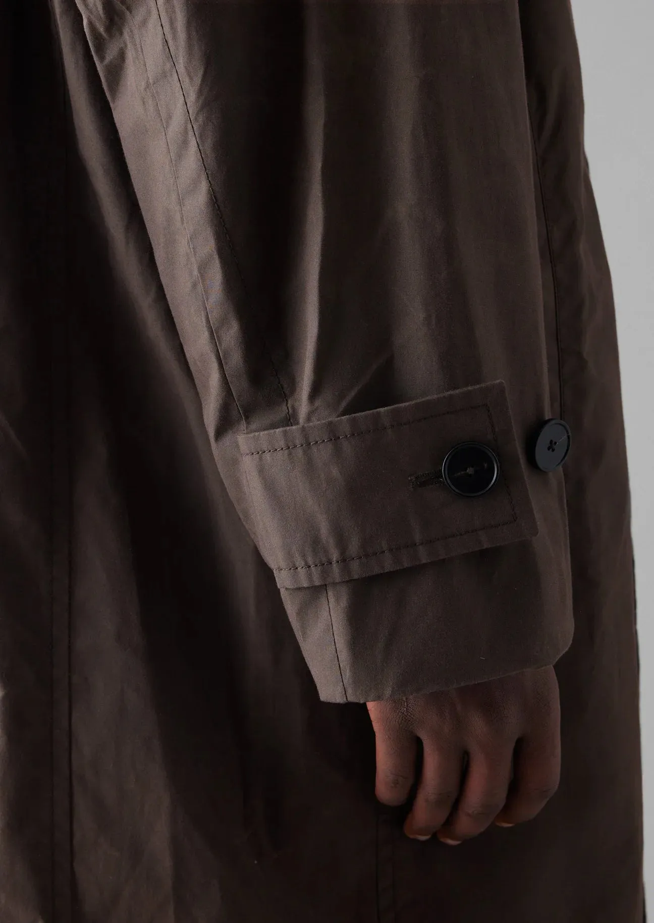 WAXED COTTON TRENCH