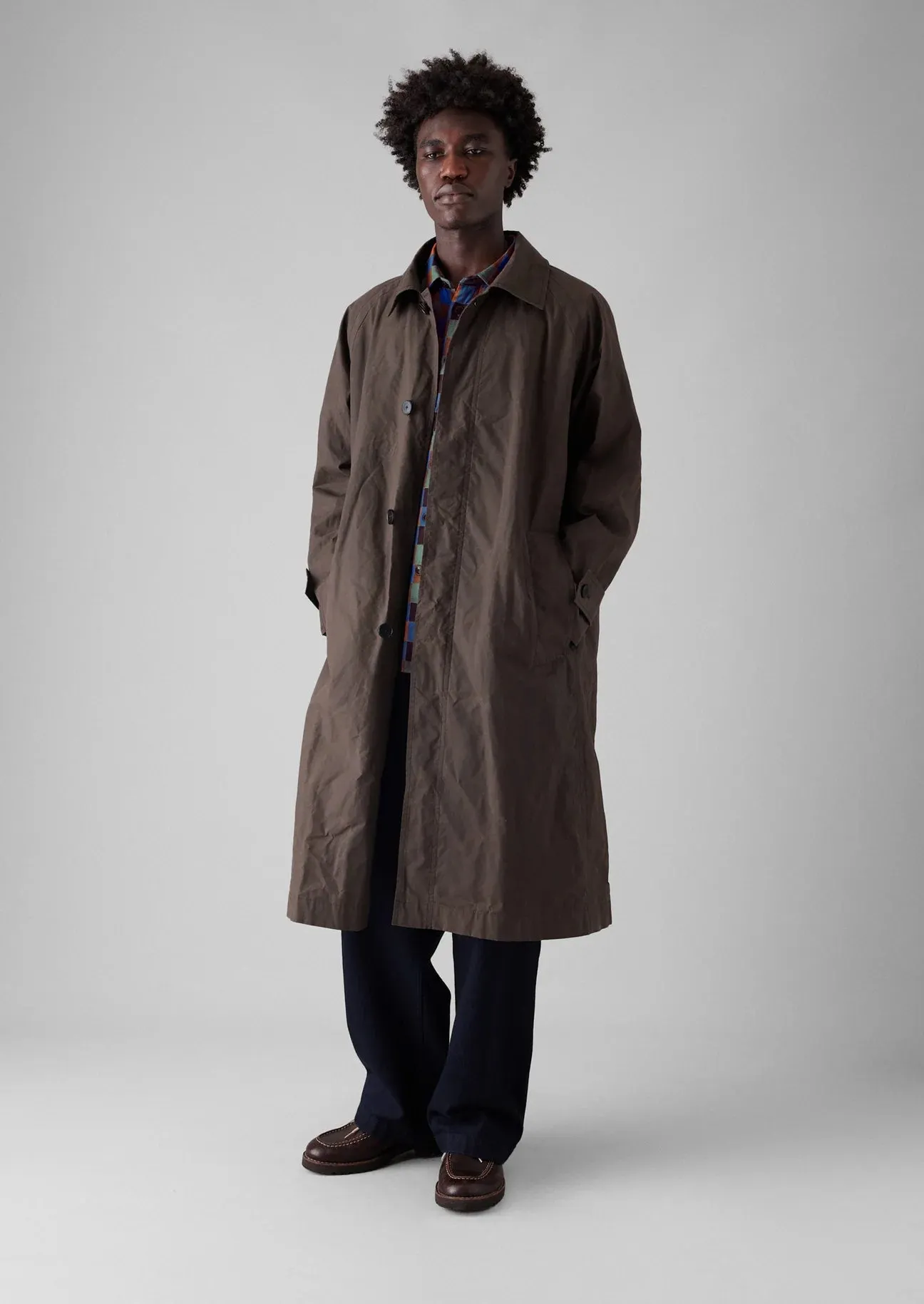 WAXED COTTON TRENCH