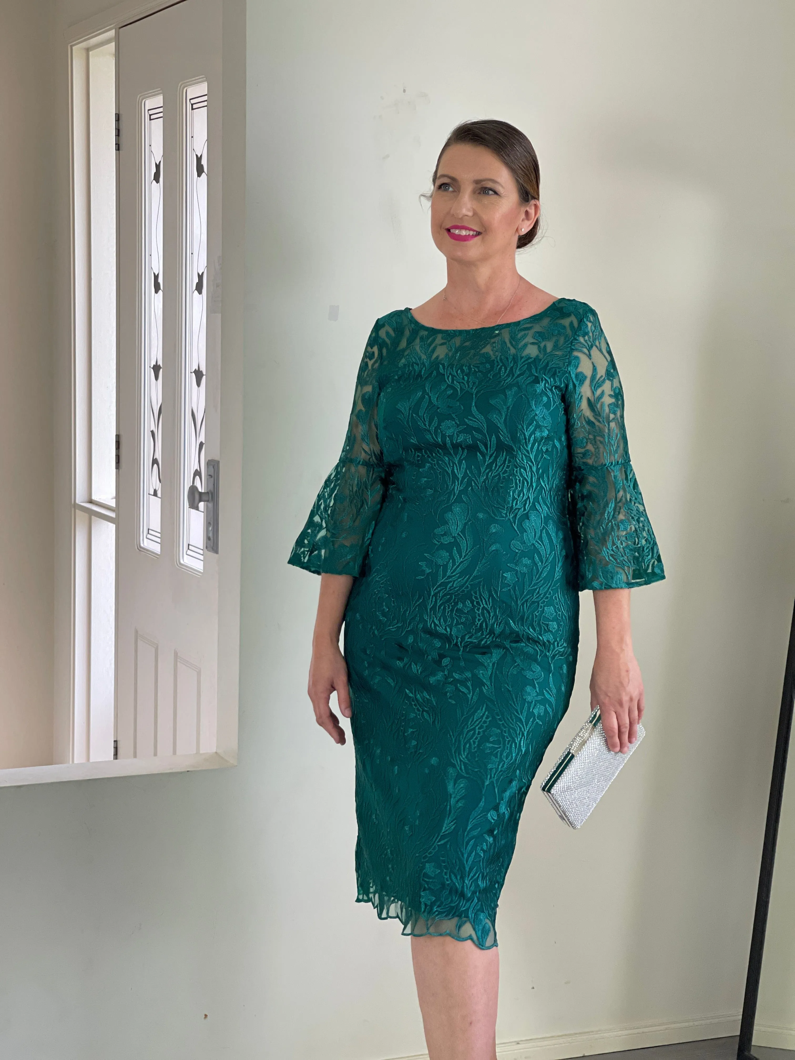 Wien Emerald Evening Dress