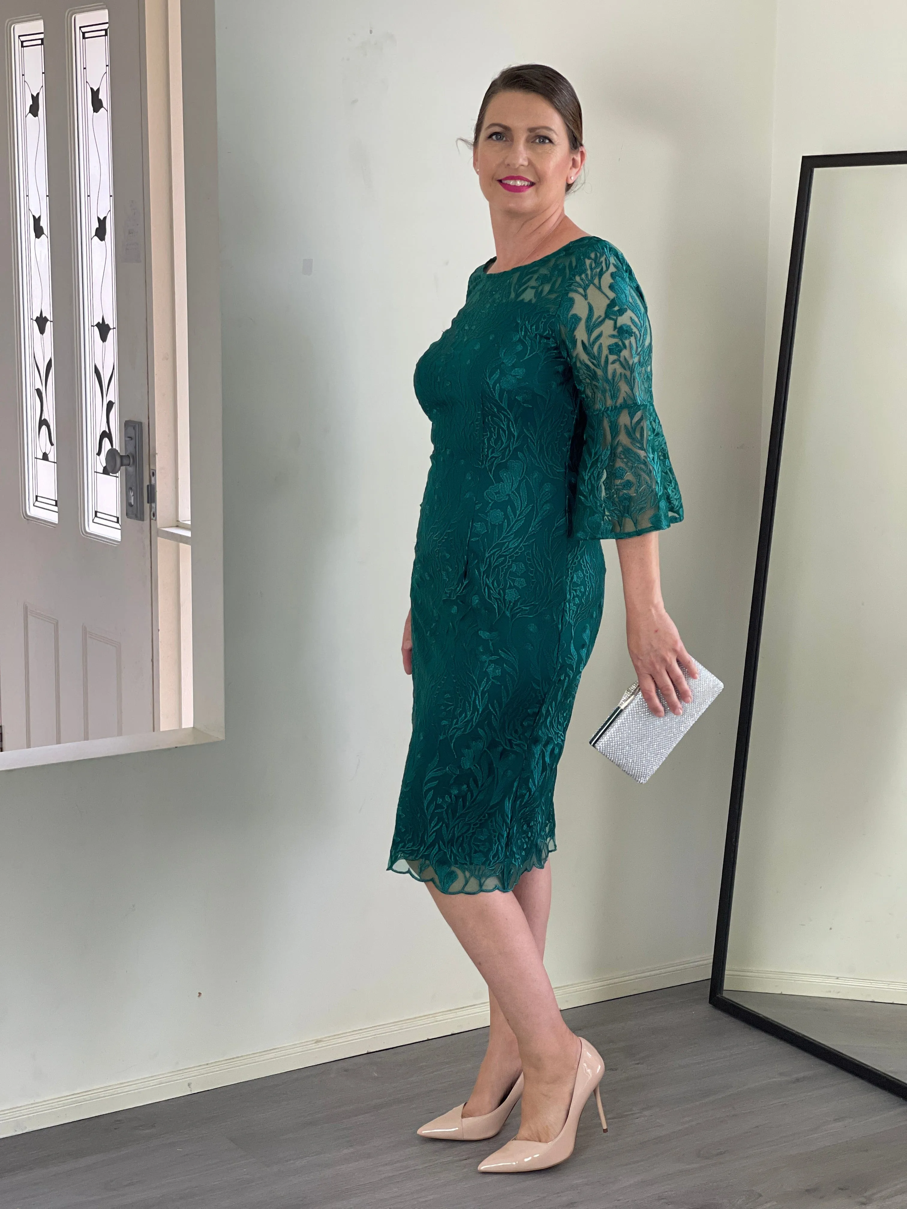 Wien Emerald Evening Dress