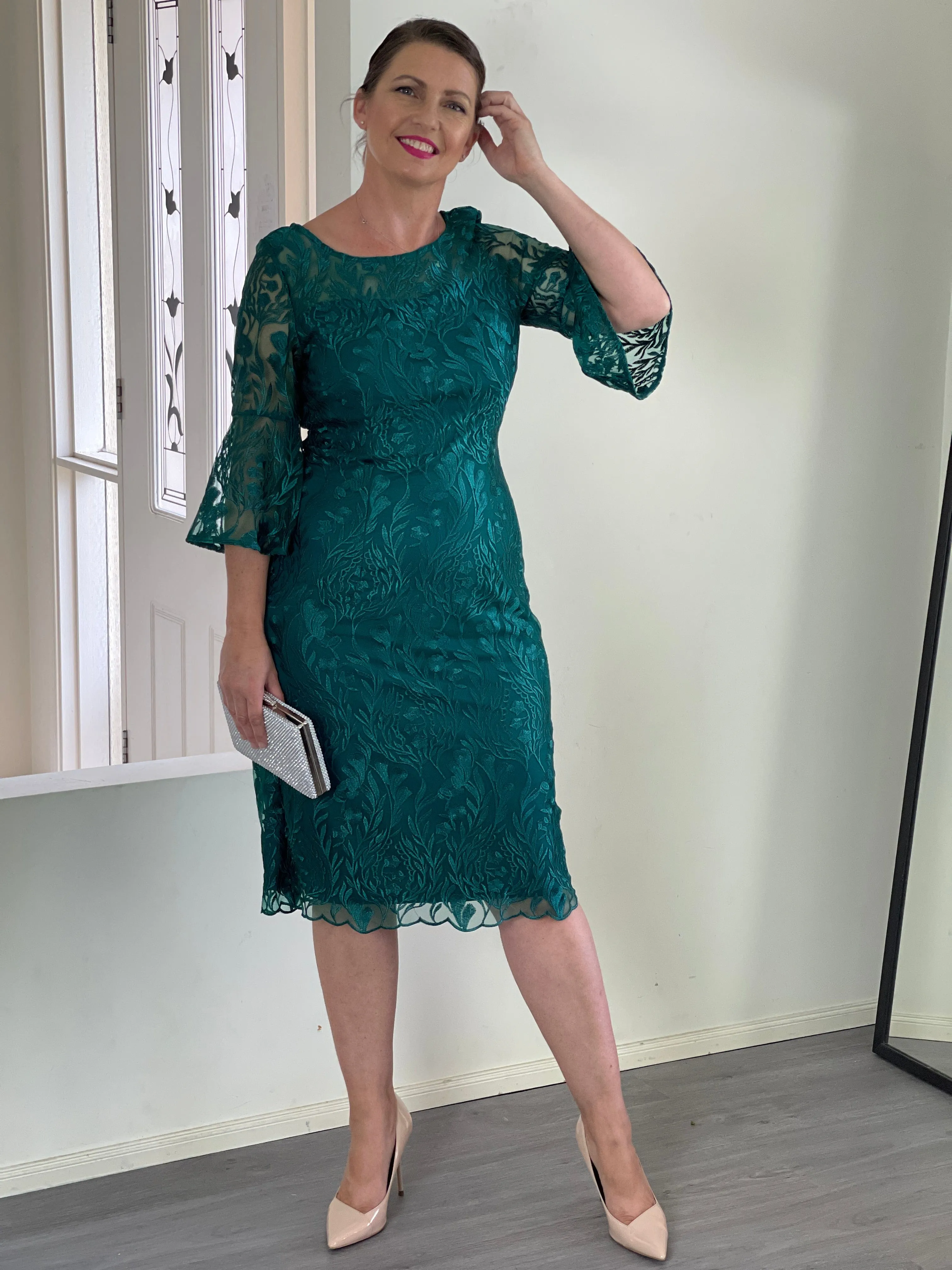 Wien Emerald Evening Dress