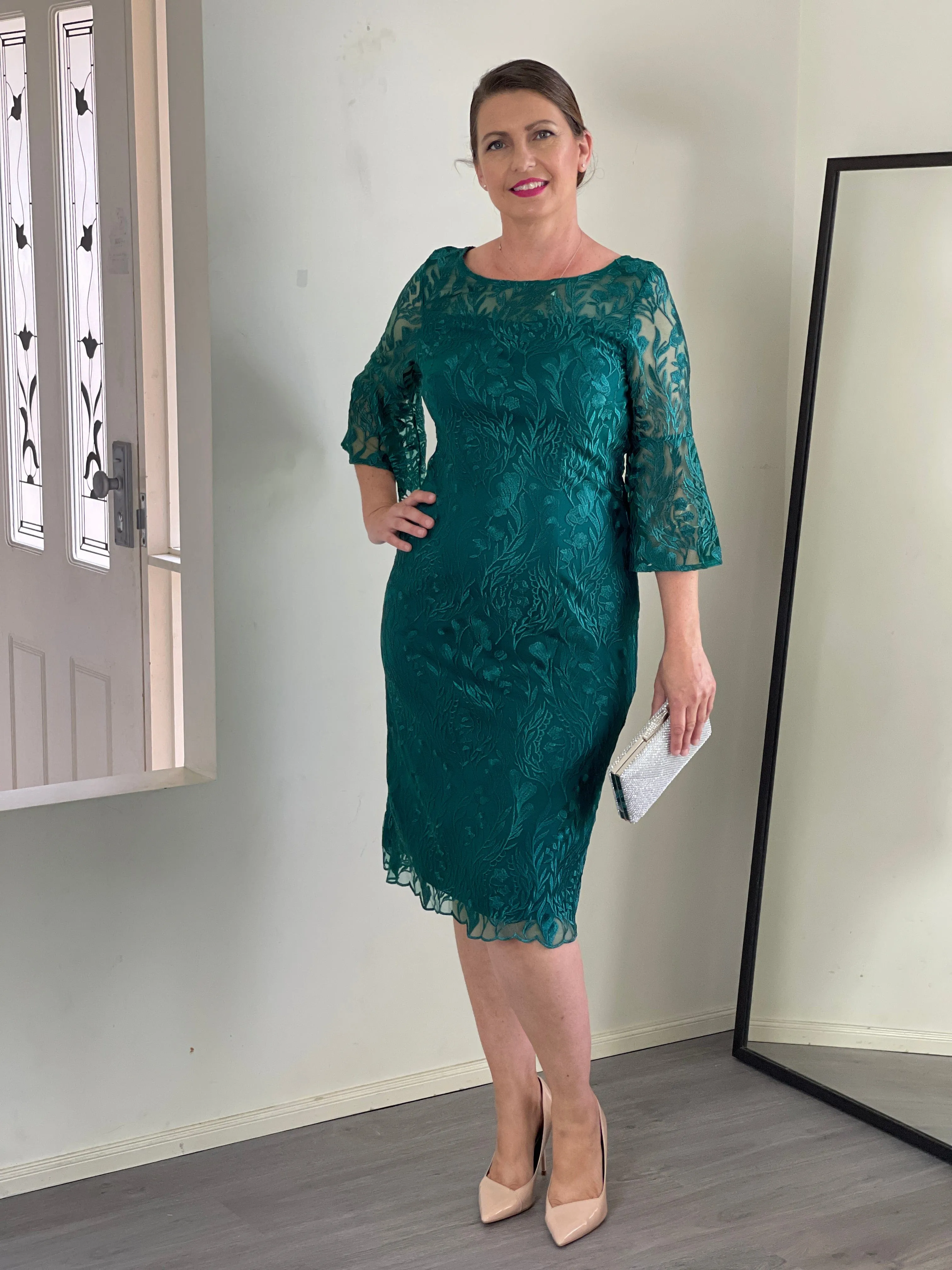 Wien Emerald Evening Dress