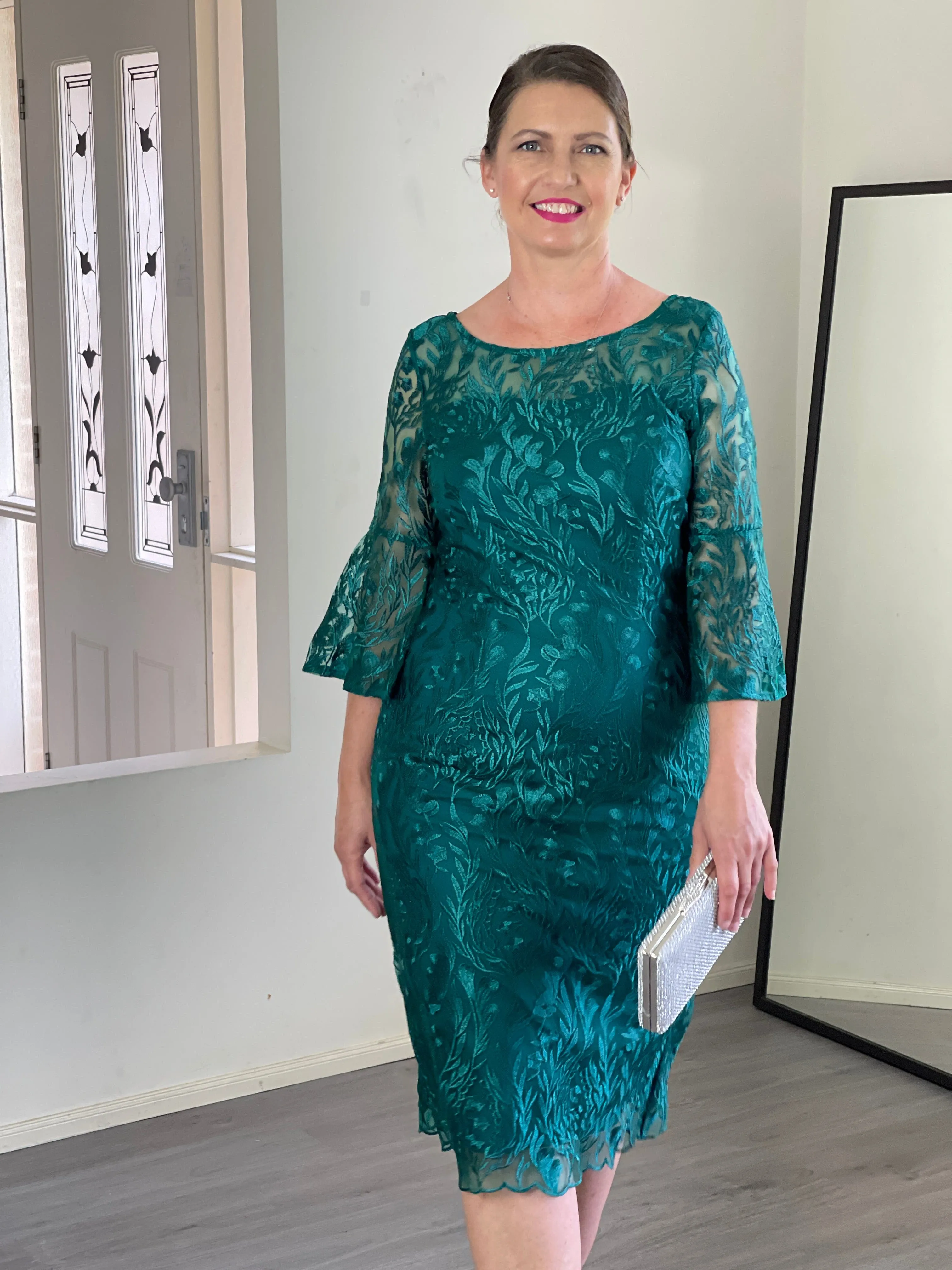 Wien Emerald Evening Dress