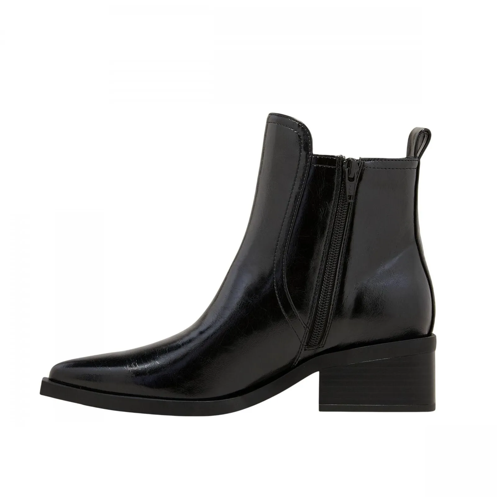 Wild Fable Giovanna Buckle Western Ankle Boots with Memory Foam Insole Black 11M