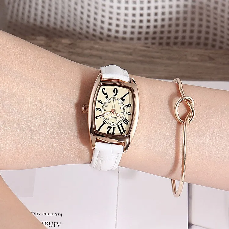 Wine Barrel-shaped Retro Women's Watch