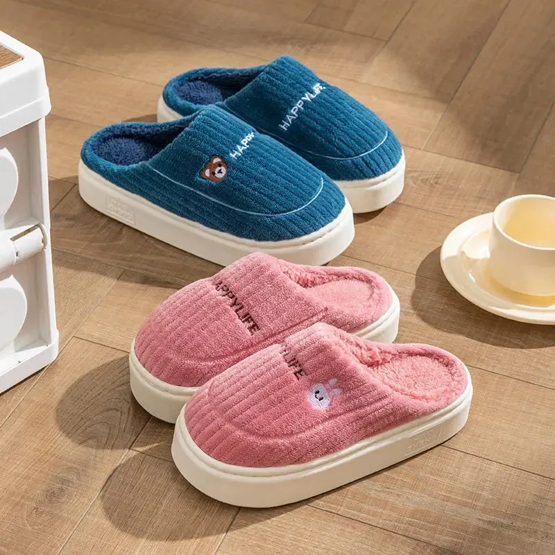 Women’s Happy Life Cotton Slippers