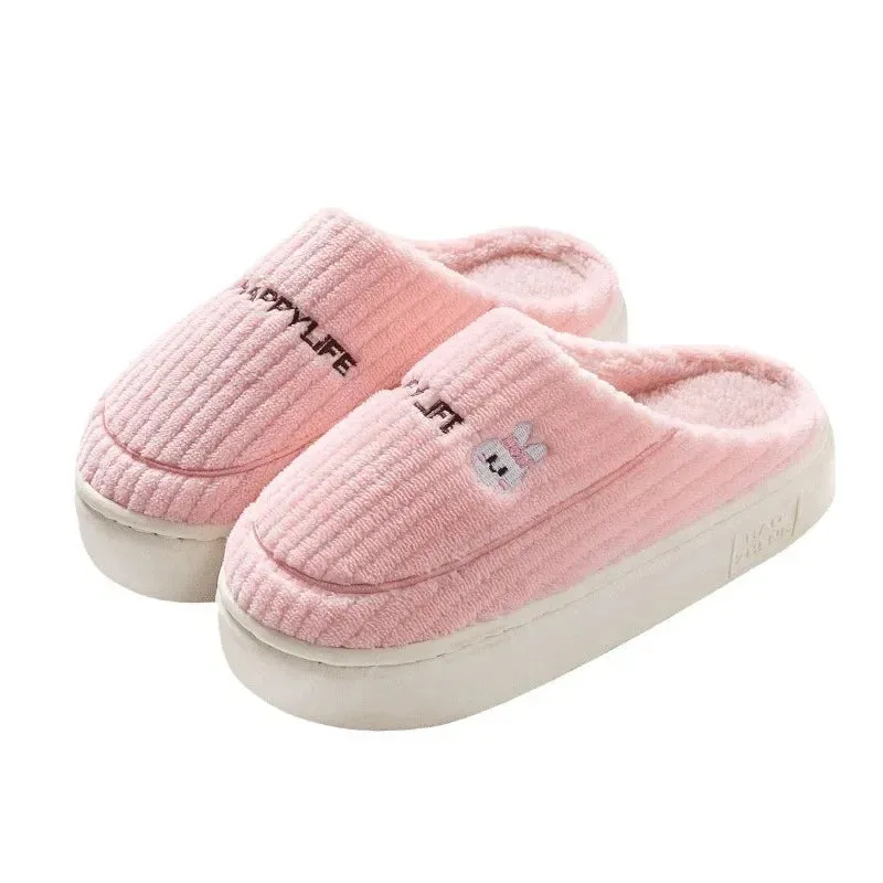 Women’s Happy Life Cotton Slippers