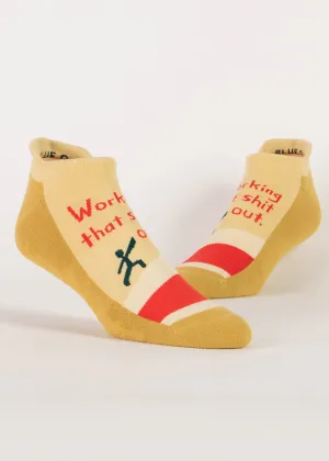 Working That Shit Out Athletic Ankle Socks