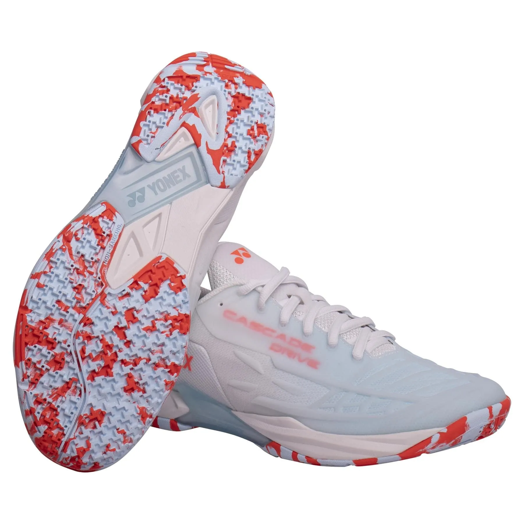 Yonex Power Cushion Cascade Drive 2 Badminton Shoes - White / Water Blue